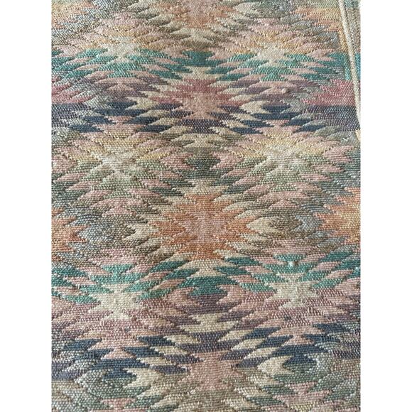 Park B. Smith Pastel-Colored Southwestern Woven Placemats Fringed Edges Set Of 4 - Picture 5 of 9